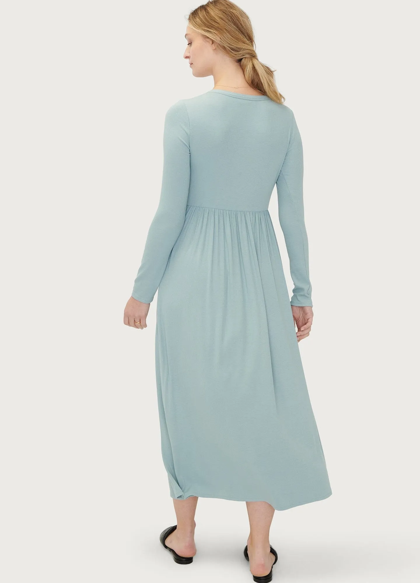 The Softest Rib Nursing Dress