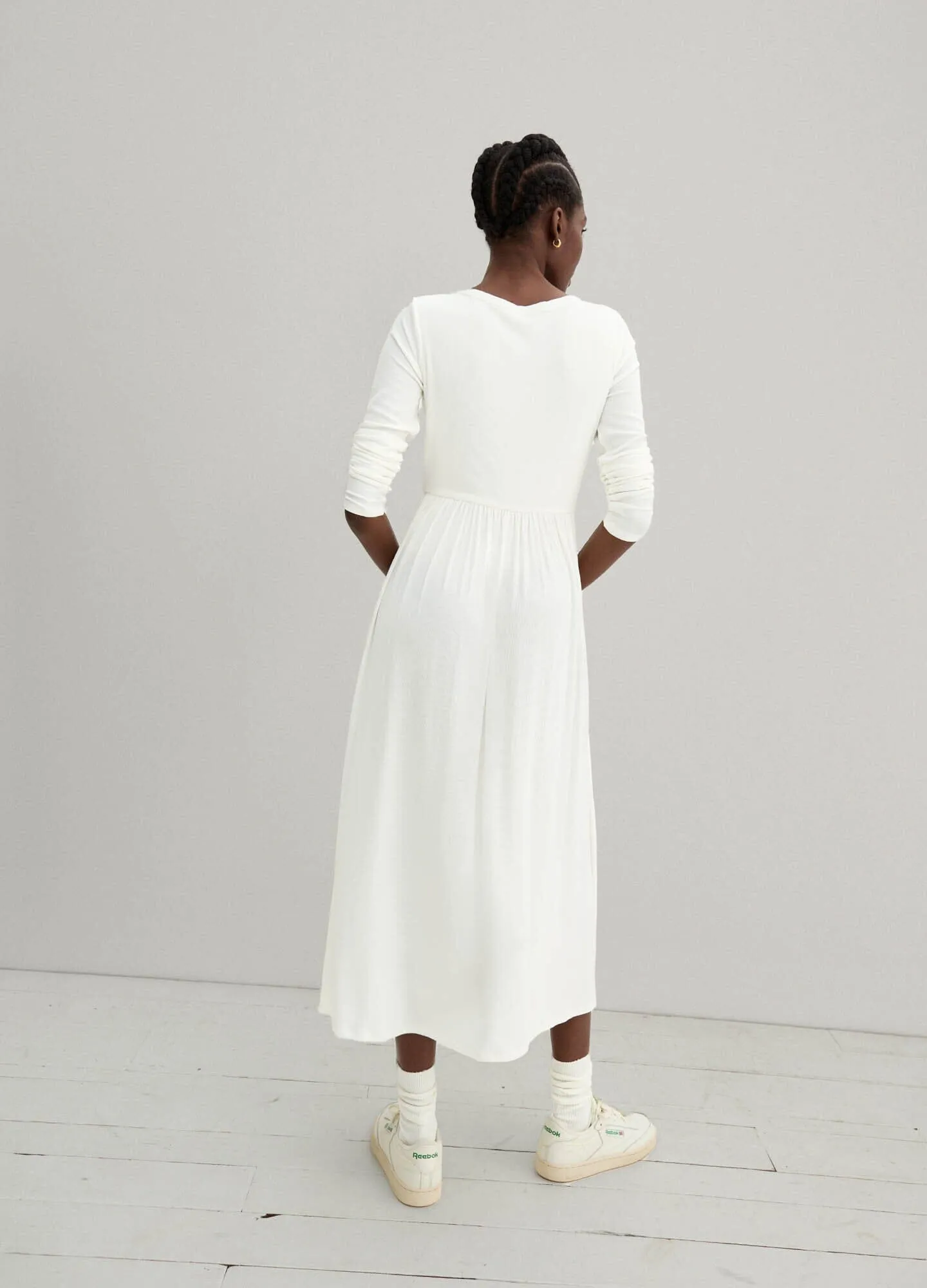 The Softest Rib Nursing Dress