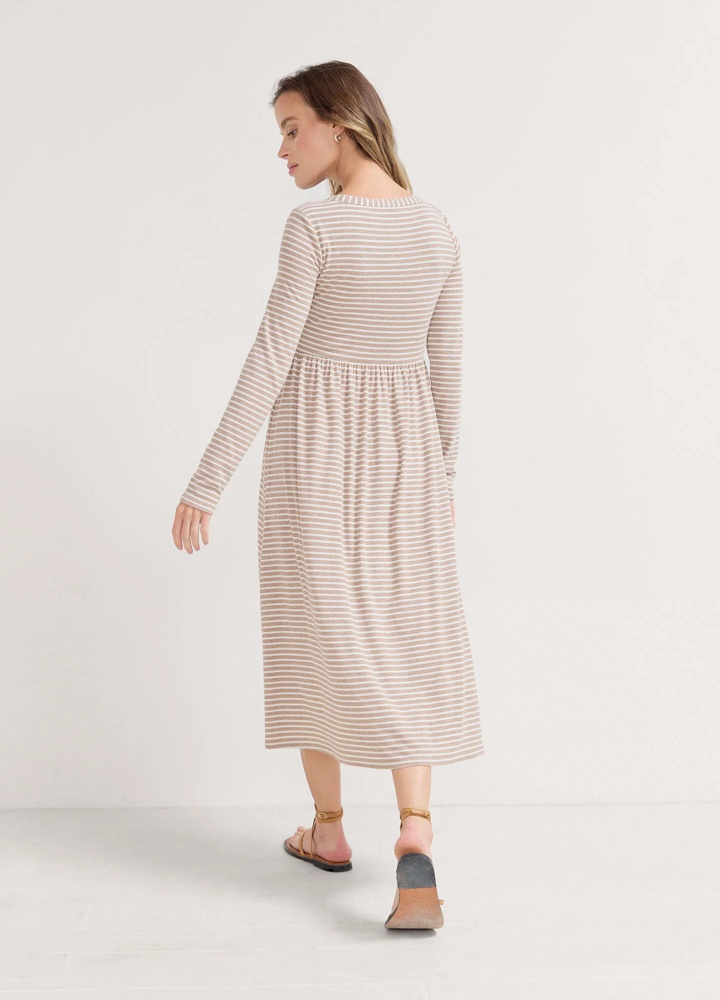 The Softest Rib Nursing Dress