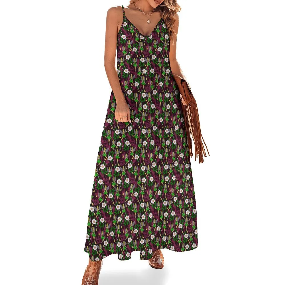 Tinker Bell Women's Summer Slip Long Dress