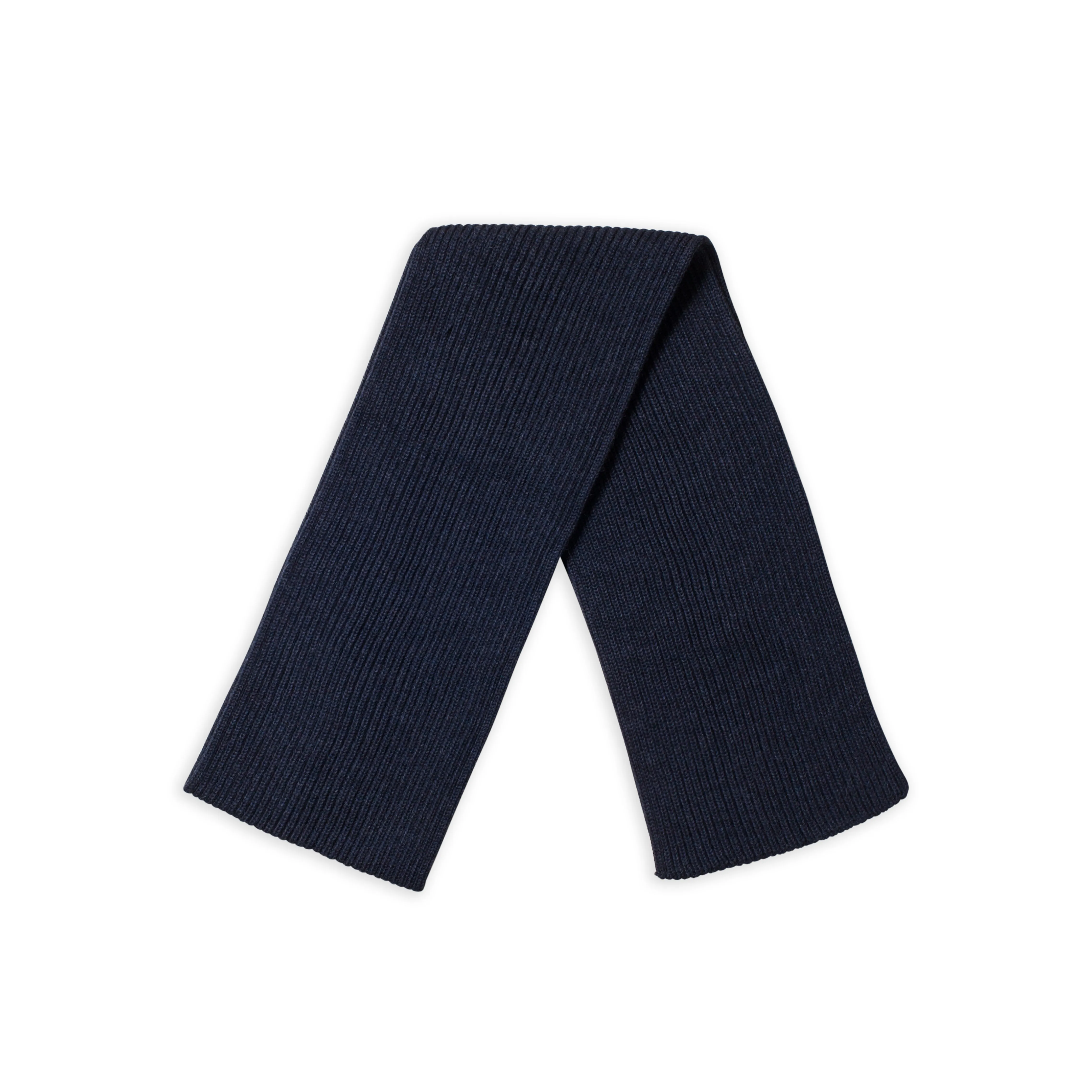 Wide Scarf Dark Indigo