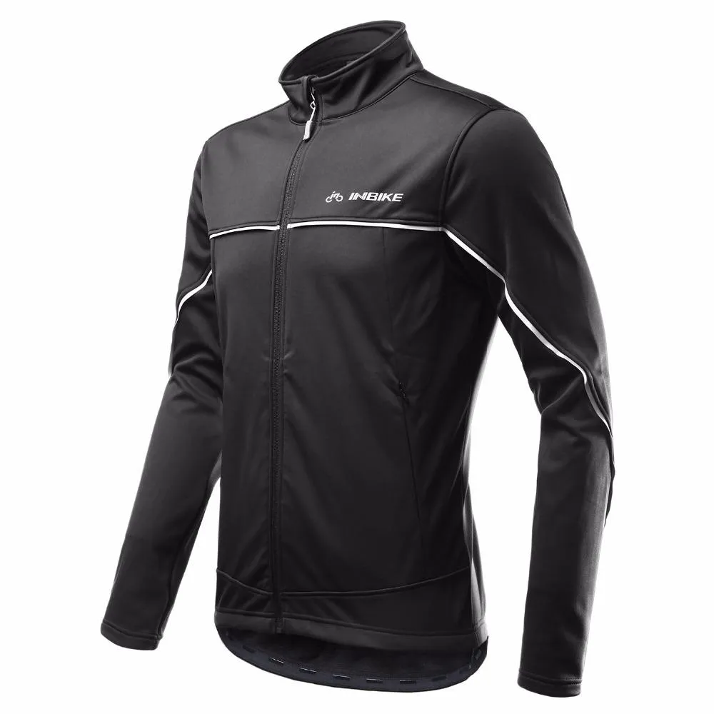 Winter Cycling Jacket Fleece Warm Thermal