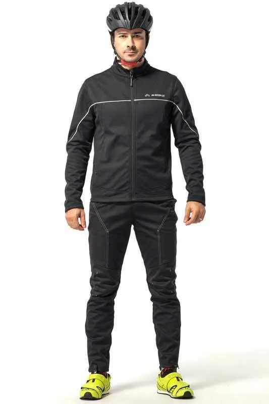 Winter Cycling Jacket Fleece Warm Thermal